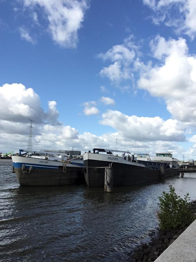 De Kapiteinshut Aan De Rivier Met Xl Ligbad En Sauna Lekkerkerk ภายนอก รูปภาพ